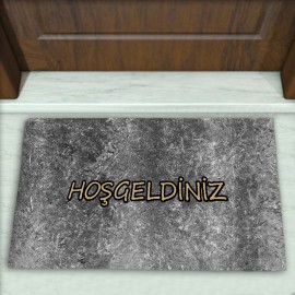 Modern Desenli Dekoratif Kapı Önü Paspası No: 1001