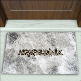 Modern Desenli Dekoratif Kapı Önü Paspası No: 1002