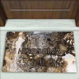 Modern Desenli Dekoratif Kapı Önü Paspası No: 1029