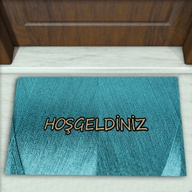 Modern Desenli Dekoratif Kapı Önü Paspası No: 1065