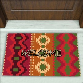Kilim Desenli Dekoratif Kapı Önü Paspası No: 1092