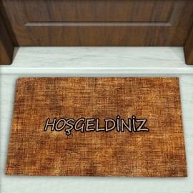 Modern Desenli Dekoratif Kapı Önü Paspası No: 1105