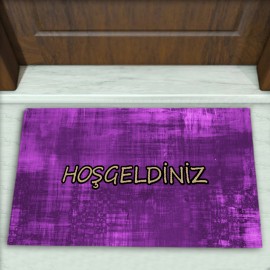Modern Desenli Dekoratif Kapı Önü Paspası No: 1107