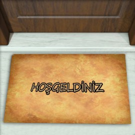Modern Desenli Dekoratif Kapı Önü Paspası No: 1122