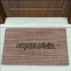 Çizgili Desenli Dekoratif Kapı Önü Paspası No: 1124