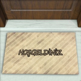 Çizgi Desenli Dekoratif Kapı Önü Paspası No: 1127