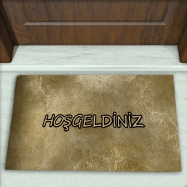 Modern Desenli Dekoratif Kapı Önü Paspası No: 1129