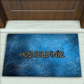 Modern Desenli Dekoratif Kapı Önü Paspası No: 1132