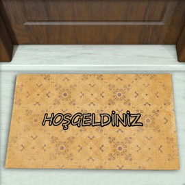 Modern Desenli Dekoratif Kapı Önü Paspası No: 1135