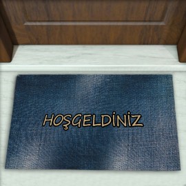Modern Desenli Dekoratif Kapı Önü Paspası No: 1169