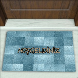 Geometrik Desenli Dekoratif Kapı Önü Paspası No: 1181