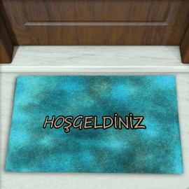 Modern Desenli Dekoratif Kapı Önü Paspası No: 1183