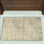 Modern Desenli Dekoratif Kapı Önü Paspası No: 1184