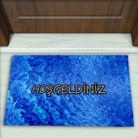 Modern Desenli Dekoratif Kapı Önü Paspası No: 1203