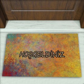 Modern Desenli Dekoratif Kapı Önü Paspası No: 1211