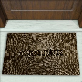 Hasır Desenli Dekoratif Kapı Önü Paspası No: 1231