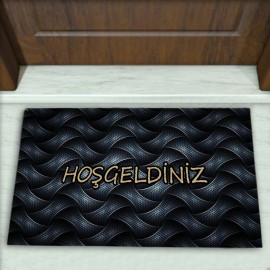 Modern Desenli Dekoratif Kapı Önü Paspası No: 1234