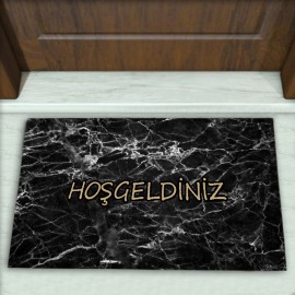 Modern Desenli Dekoratif Kapı Önü Paspası No: 1241
