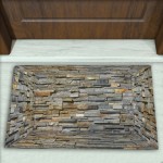 Üç Boyutlu (3D) Desenli Dekoratif Kapı Önü Paspası No: 1260