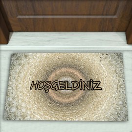 Modern Desenli Dekoratif Kapı Önü Paspası No: 1267