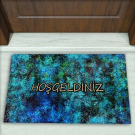 Modern Desenli Dekoratif Kapı Önü Paspası No: 1273