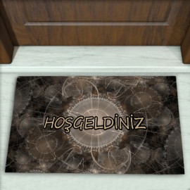 Geometrik Desenli Dekoratif Kapı Önü Paspası No: 1324
