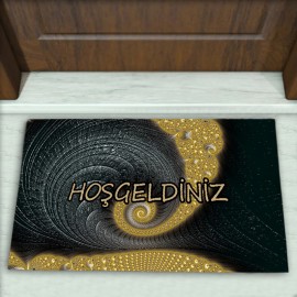 Modern Desenli Dekoratif Kapı Önü Paspası No: 1330