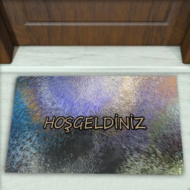 Modern Desenli Dekoratif Kapı Önü Paspası No: 1334