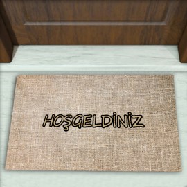 Çizgi Desenli Dekoratif Kapı Önü Paspası No: 1376