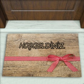 Parke Kurdela Desenli Dekoratif Kapı Önü Paspası No: 1380