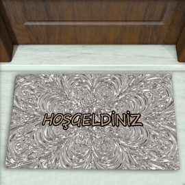 Modern Desenli Dekoratif Kapı Önü Paspası No: 1393