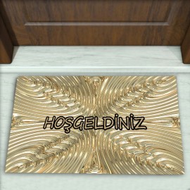 Modern Desenli Dekoratif Kapı Önü Paspası No: 1394