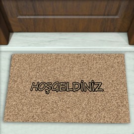 Üç Boyutlu (3D) Desenli Dekoratif Kapı Önü Paspası No: 1398