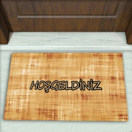 Çizgi Desenli Dekoratif Kapı Önü Paspası No: 1412