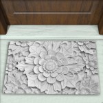 Çizgi Desenli Dekoratif Kapı Önü Paspası No: 1416