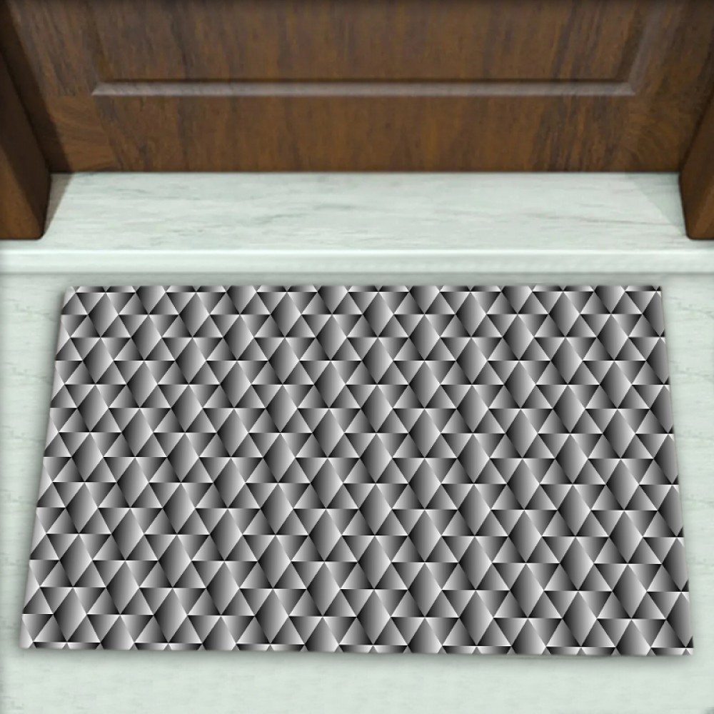 Geometrik Desenli Dekoratif Kapı Önü Paspası No: 1446