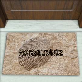 Midye Desenli Dekoratif Kapı Önü Paspası No: 1450