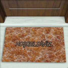 Mermer Desenli Dekoratif Kapı Önü Paspası No: 1468