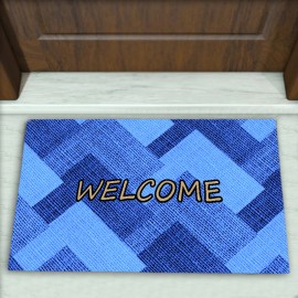 Geometrik Desenli Dekoratif Kapı Önü Paspası No: 1495