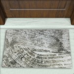 Modern Desenli Dekoratif Kapı Önü Paspası No: 1506