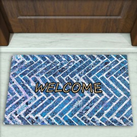 Geometrik Desenli Dekoratif Kapı Önü Paspası No: 1510