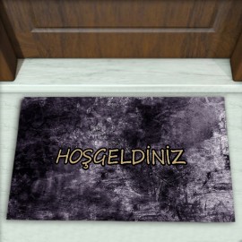 Eskitme Desenli Dekoratif Kapı Önü Paspası No: 1516