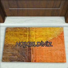 Modern Desenli Dekoratif Kapı Önü Paspası No: 1533