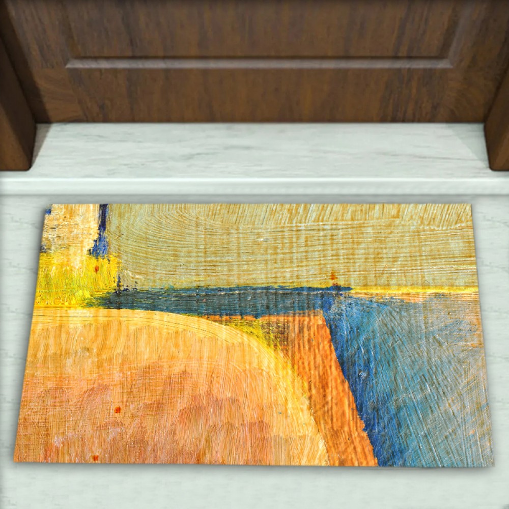 Modern Desenli Dekoratif Kapı Önü Paspası No: 1535
