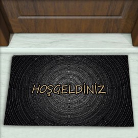 Sipiral Desenli Dekoratif Kapı Önü Paspası No: 1543