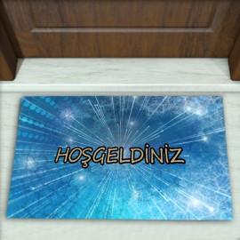 Modern Desenli Dekoratif Kapı Önü Paspası No: 1627