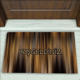 Modern Desenli Dekoratif Kapı Önü Paspası No: 1628