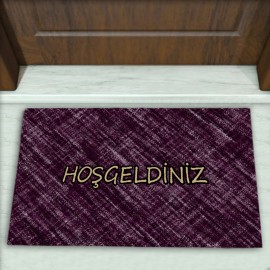 Çizgi Desenli Dekoratif Kapı Önü Paspası No: 1685