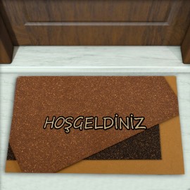 Geometrik Desenli Dekoratif Kapı Önü Paspası No: 1689