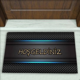 Modern Desenli Dekoratif Kapı Önü Paspası No: 1698
